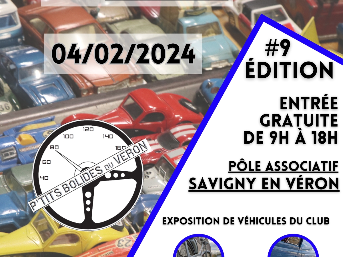 Salon de la Miniature et du Vintage à Savigny en Véron (37) le Dimanche 04 Février 2024